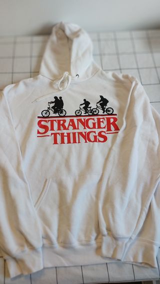 Sudadera Stranger things.Blanca.Talla L