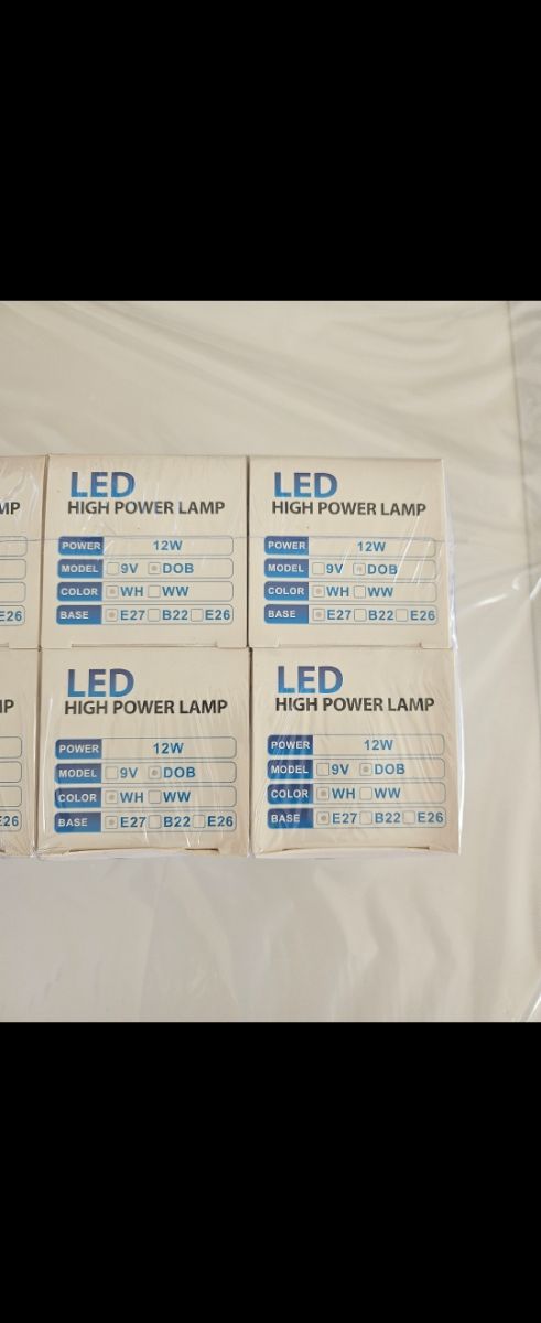 Lampadine 12w e27 led set 10