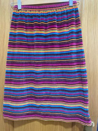 Falda tubo estilo hippy