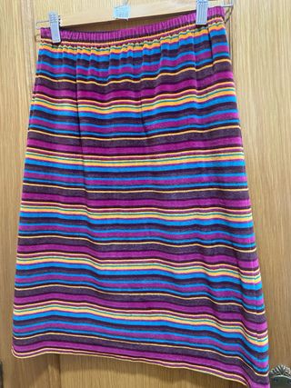 Falda tubo estilo hippy