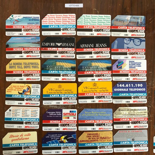 Schede telefoniche - Vari lotti (V. DESCRIZIONE)