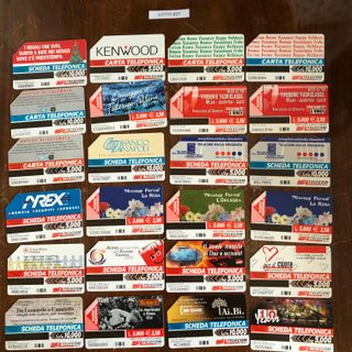 Schede telefoniche - Vari lotti (V. DESCRIZIONE)