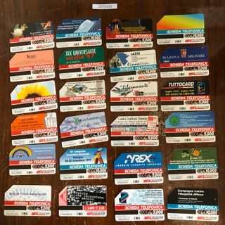 Schede telefoniche - Vari lotti (V. DESCRIZIONE)