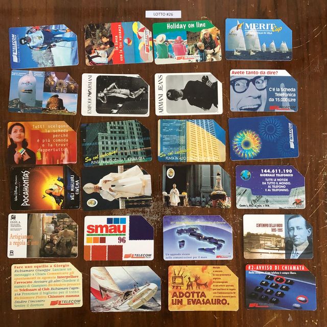 Schede telefoniche - Vari lotti (V. DESCRIZIONE)
