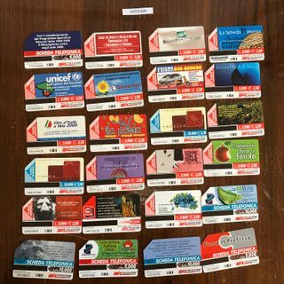 Schede telefoniche - Vari lotti (V. DESCRIZIONE)