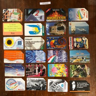 Schede telefoniche - Vari lotti (V. DESCRIZIONE)