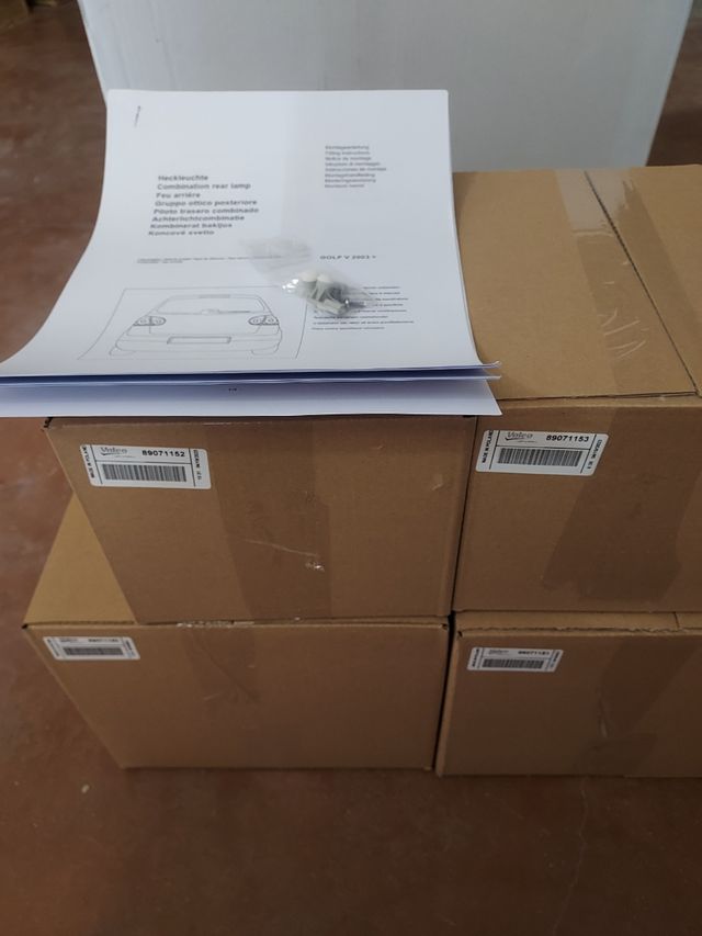 Pilotos traseros valeo led golf v 5 mk5 nuevos