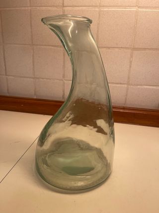 Brocca in vetro pesante