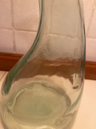 Brocca in vetro pesante