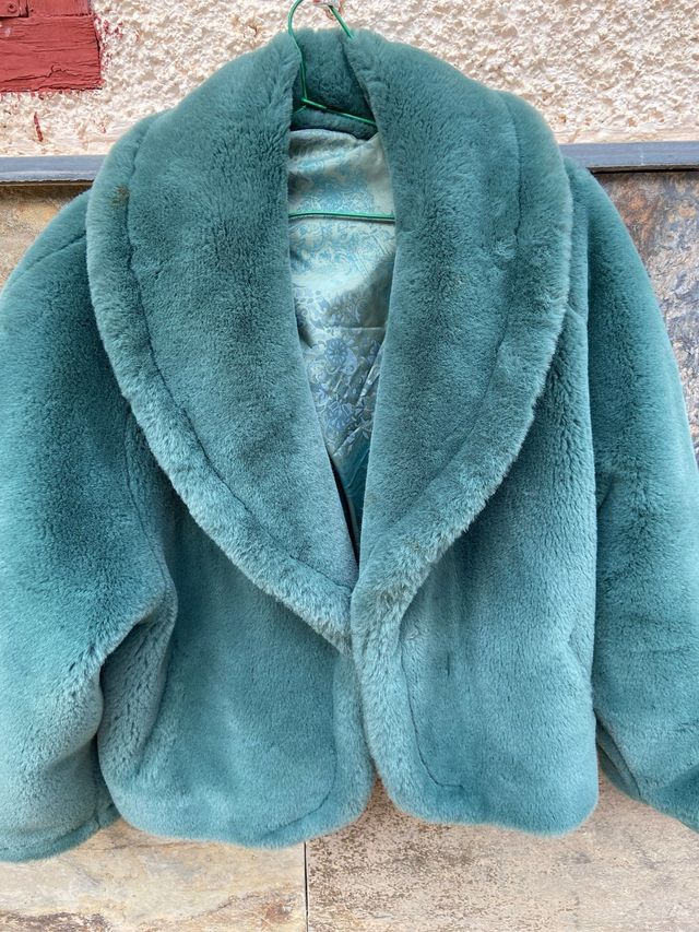 chaqueton oversay de pelo sintetico