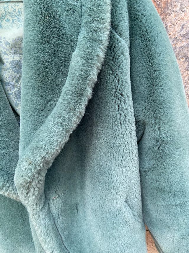 chaqueton oversay de pelo sintetico