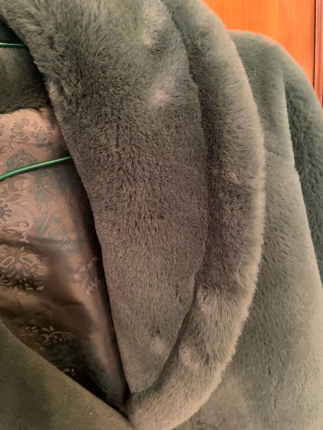 chaqueton oversay de pelo sintetico