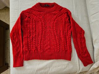 Jersey Mango trenzado 2024 rojo