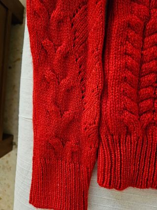 Jersey Mango trenzado 2024 rojo