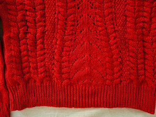 Jersey Mango trenzado 2024 rojo