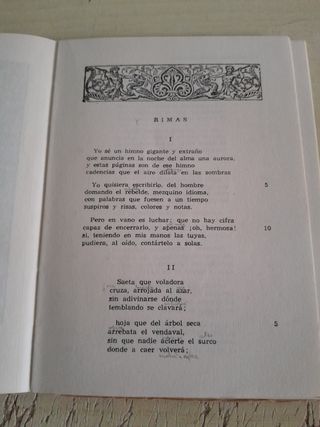 Rimas y leyendas G.A.Becquer Raro