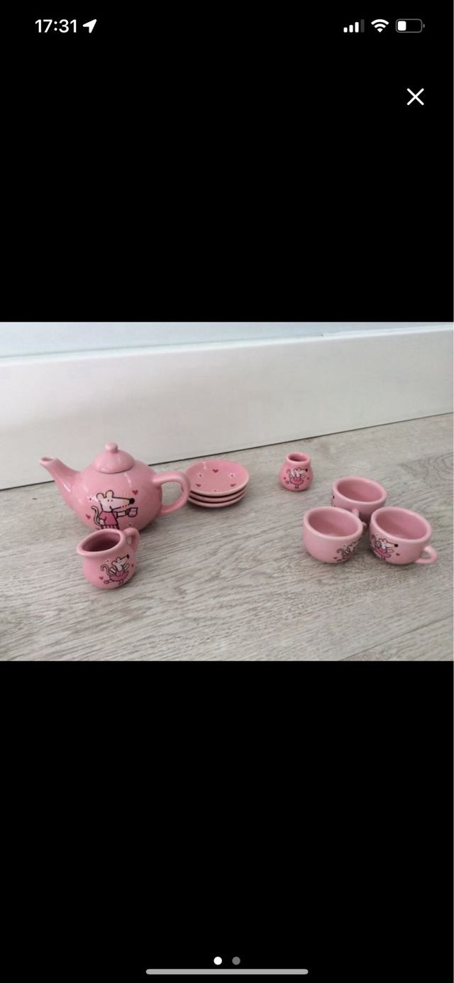 Juego té infantil porcelana