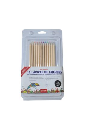 12 lapices alta calidad arte terapia
