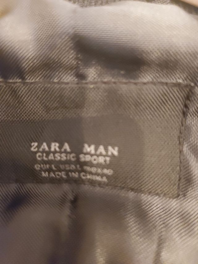 Cazadora negra hombre