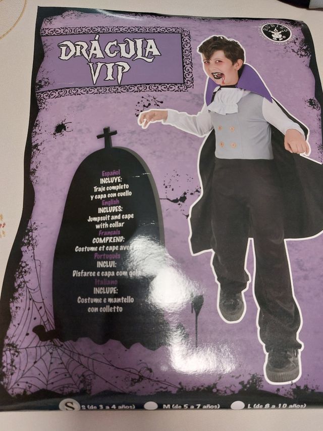 Disfraz halloween niño