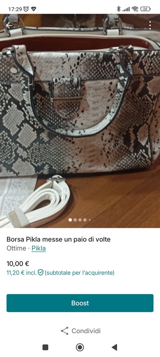 Borsa pikla nuova