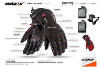 GUANTES DE MOTO CALEFACTABLE EN LIQUIDACIÓN