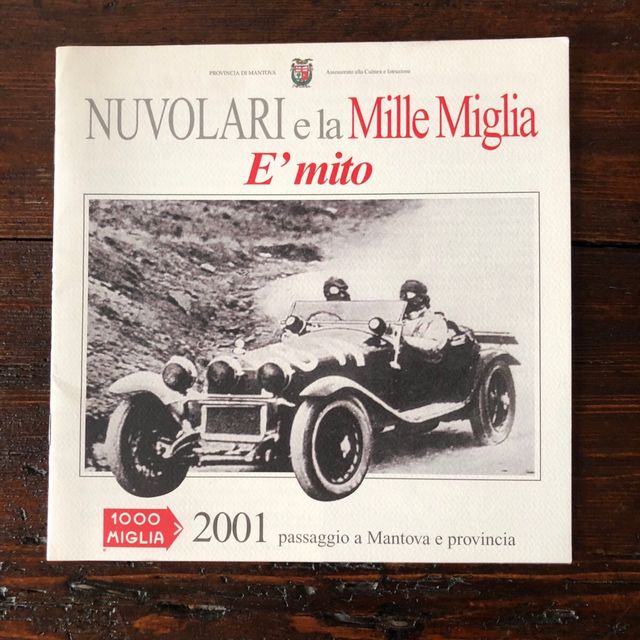 Opuscolo commemorativo Mille Miglia Tazio Nuvolari