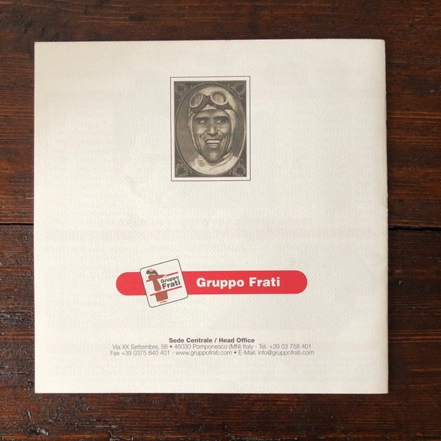 Opuscolo commemorativo Mille Miglia Tazio Nuvolari