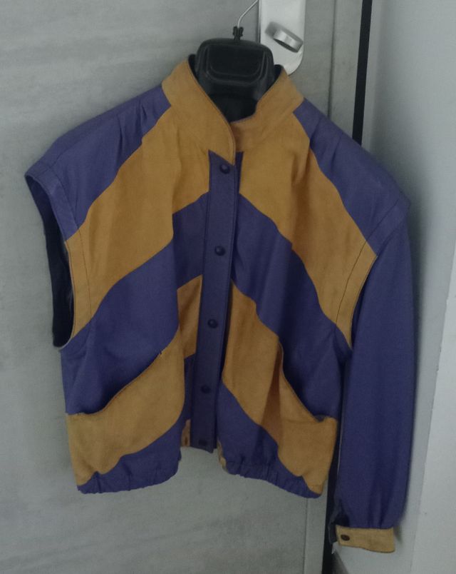 Giubbotto donna pelle scamosciata