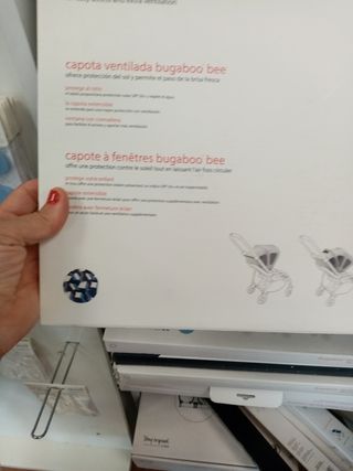 capota ventilada bugaboo bee waves