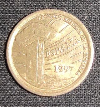 MONEDA 5 PESETAS CONM. ISLAS BALEARES ESPAÑA 1997