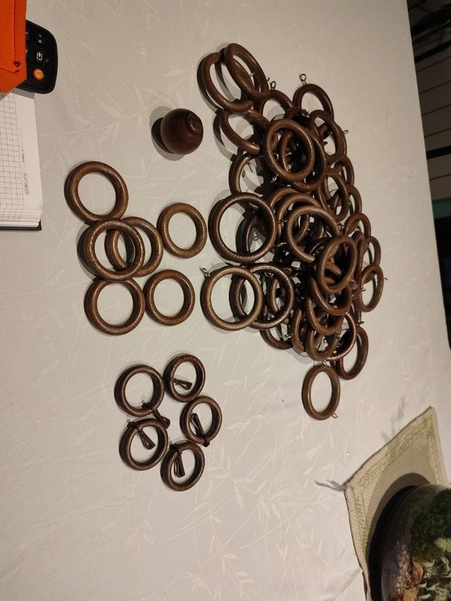 Anelli per tende 56 pezzi