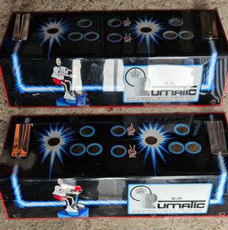 Arcade Rumatic paneles mandos.