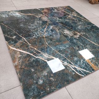 Azulejos mármol verde para baño o cocina