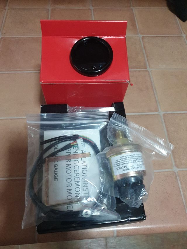 Medidor de presion de aceite