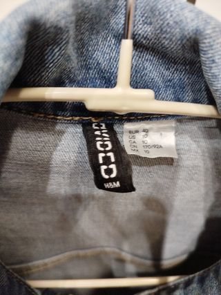 Cazadora tejana h&m mujer nueva