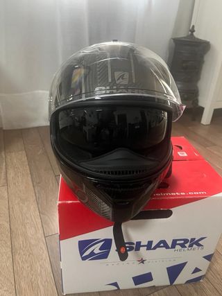 Casco moto con regalo de intercomunicador