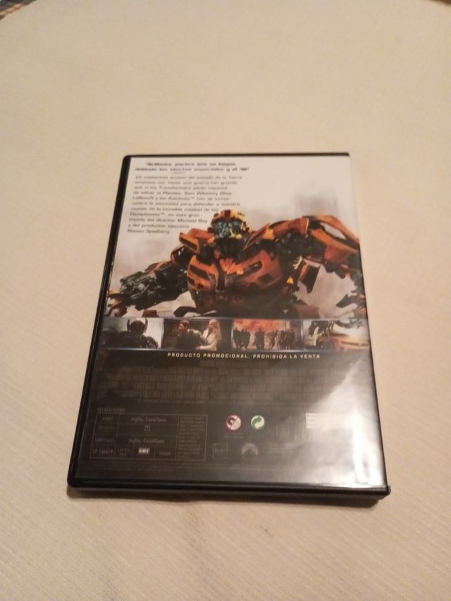 TRANSFORMERS EL LADO OSCURO DE LA LUNA DVD