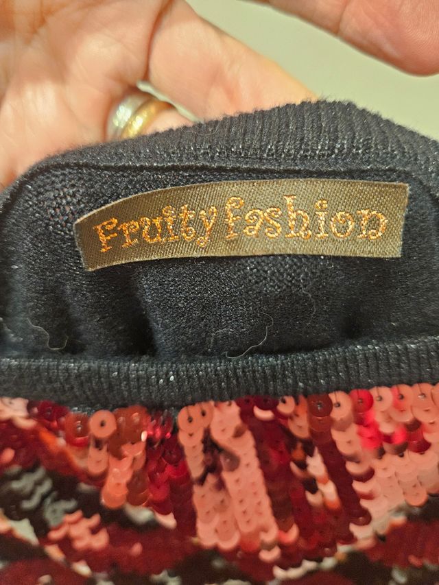 Miniabito da sera paillettes e lurex