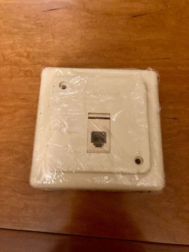 Roseta pared TELEFÓNICA ORIGINAL NUEVA
