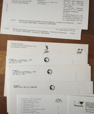 30 cartoline postali Vintage delle Dolomiti