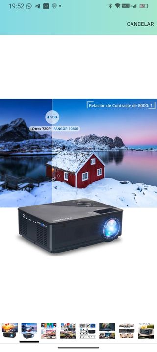Proyector 6500 lúmenes 