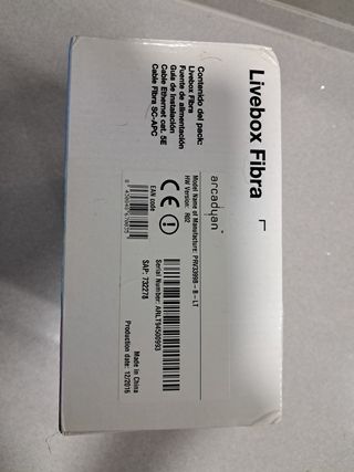 Router livebox fibra