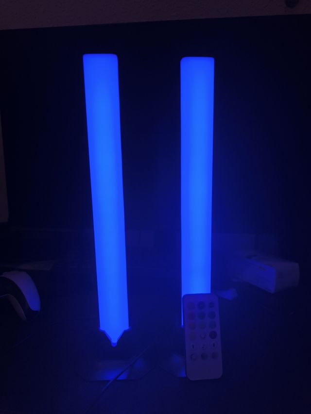 Palos de iluminación de colores