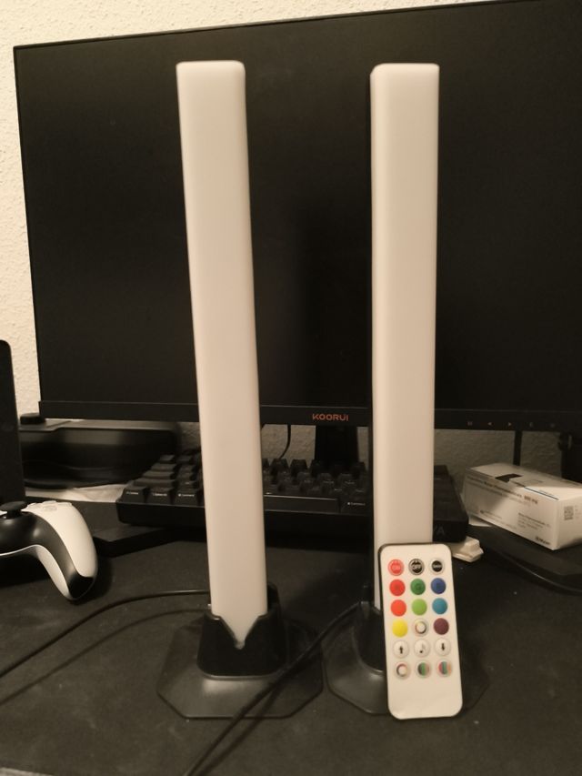 Palos de iluminación de colores