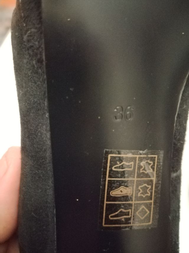 GUESS zapatos negros de tacón n°36/37