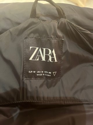 Abrigo plumífero Zara