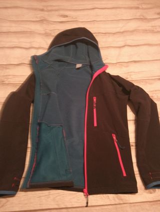 Chaqueta forro polar con gorro,Quechua