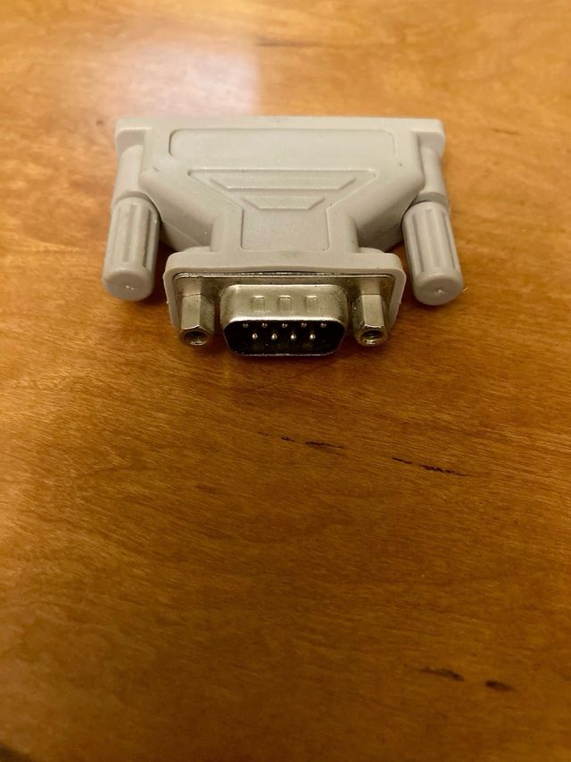 Adaptador de puerto RS232 DB9 macho/DB25 hembra