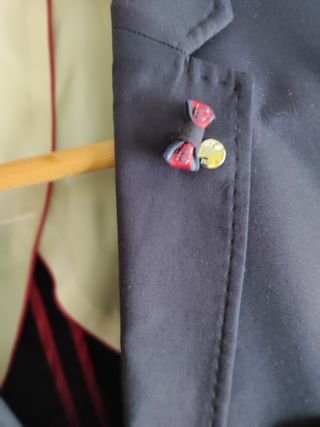 Chaqueta DR&N x1 azul marino estilo British 
